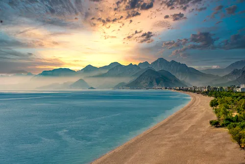 Turkey, Antalya - Konyaalti Beach