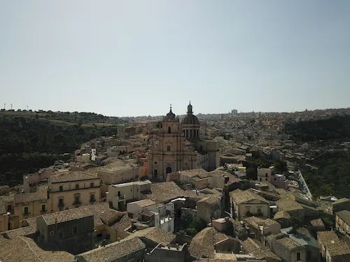 Italy, Taormina - Historic streets and traditional architecture in Sicily