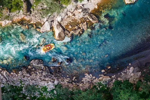 Montenegro, Đurđevića Tara - Blue Tara River and rafting in the canyon