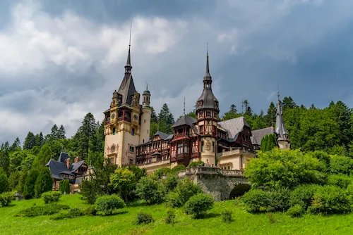 Romania, Sinaia - Peles Castle, a Neo-Renaissance palace