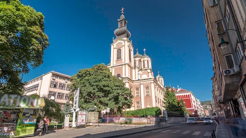 Bosnia and Herzegovina, Sarajevo - Cathedral Church of the Nativity of the Theotokos, the largest Serbian Orthodox church in Sarajevo